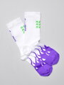 MAAP Socken Jayco AlUla WORLDTOUR 26 TEAM lila/weiß