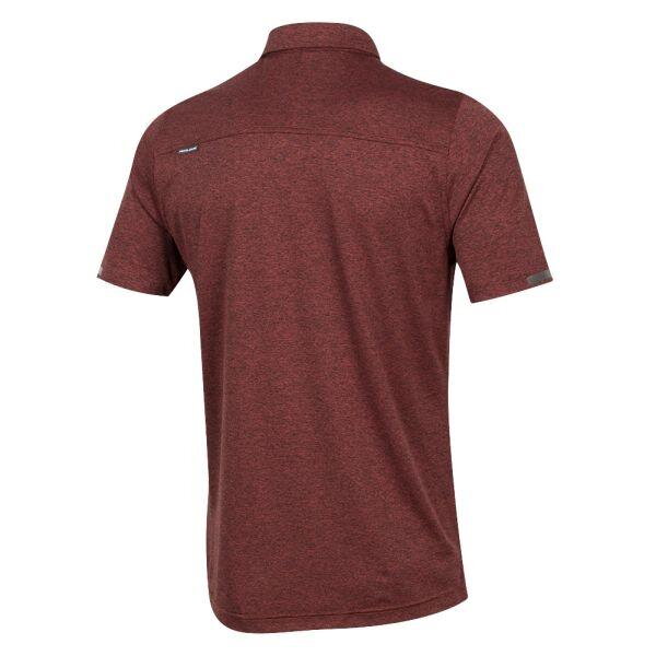 PEARL IZUMI T-Shirt VERSA POLO Burgunderrot