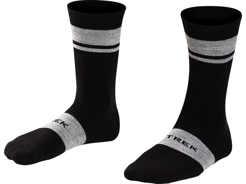 Bontrager Socken Trek Race Crew Cushioned Merino Wool schwarz