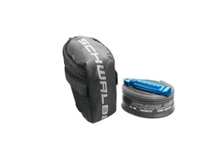 SCHWALBE Satteltasche + Schlauch 28 + Montagehebel 2x