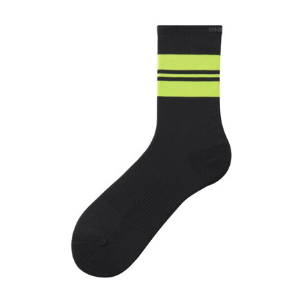 SHIMANO Socken ORIGINAL TALL schwarz/gelb gestreift