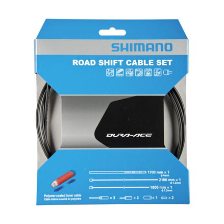 SHIMANO Schaltzug-Set Road polymerbeschichtet