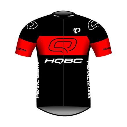 HQBC Trikot QPI TEAM 2021 Kurzarm schwarz/rot