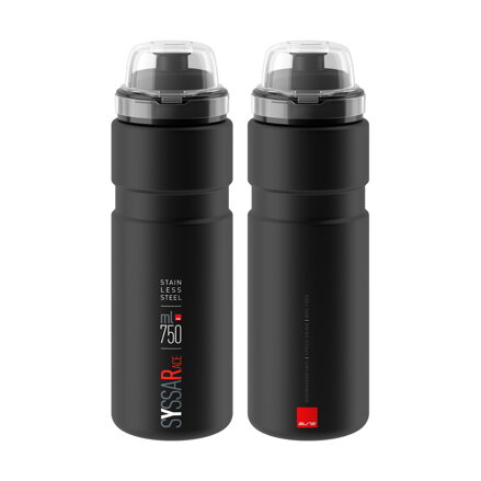 ELITE Trinkflasche SYSSA RACE 750 schwarz matt