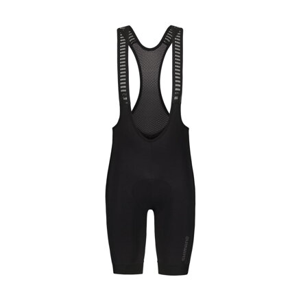 SHIMANO VERTEX THERMAL SHORTS isoliert mit Trägern schwarz