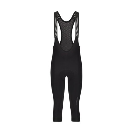 SHIMANO Hose VERTEX KNICKERS 3/4 isoliert mit Hosenträgern schwarz