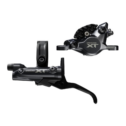 SHIMANO Hydraulische Bremse XT I-M8200 vorne schwarz Post Mount 1000 mm Leitung + Beläge G05A