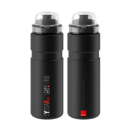 ELITE Trinkflasche SYSSA RACE 750 schwarz matt