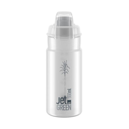 ELITE Trinkflasche JET GREEN PLUS 550 transparent