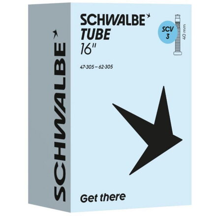 SCHWALBE Schlauch SCV3 (47/62-305) 16x1.75–2.50 SCV 40 mm 115 g