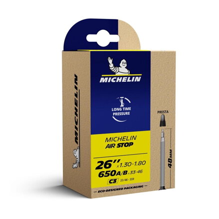 MICHELIN Duša C3 AIRSTOP 26x1.30/1.80 (33/46-559) FV 48mm 192g