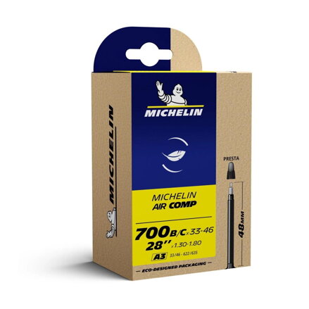 MICHELIN Duša A3 AIRCOMP 700x35/47C (33/46-622/635) FV 48mm