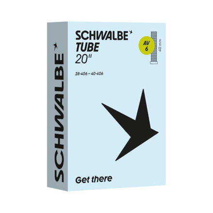 SCHWALBE Schlauch AV6 (28/40-406) 20x1.10–1.60 AV 40 mm 95 g