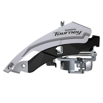 SHIMANO Prešmyk Tourney FD-TY601 3x6/7/8-k. uni ťah Top Swing (34,9/31,8mm) 48z.
