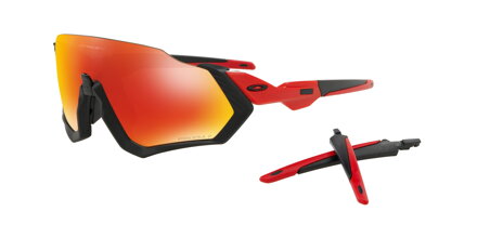 Brille OAKLEY Flight Jacket MtBlk/Rdlne