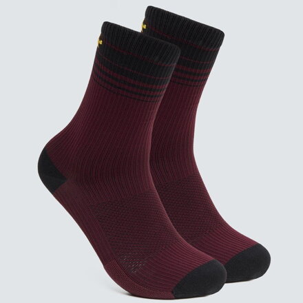 Oakley B1B MTB Lange burgunderrote Socken