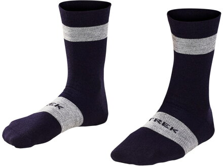 Bontrager Socken Trek Race Crew Merinowolle blau