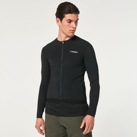 Oakley Element Langarm-Trikot in Schwarz