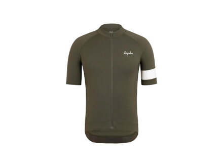 Grundlegendes Radtrikot Rapha Core grün