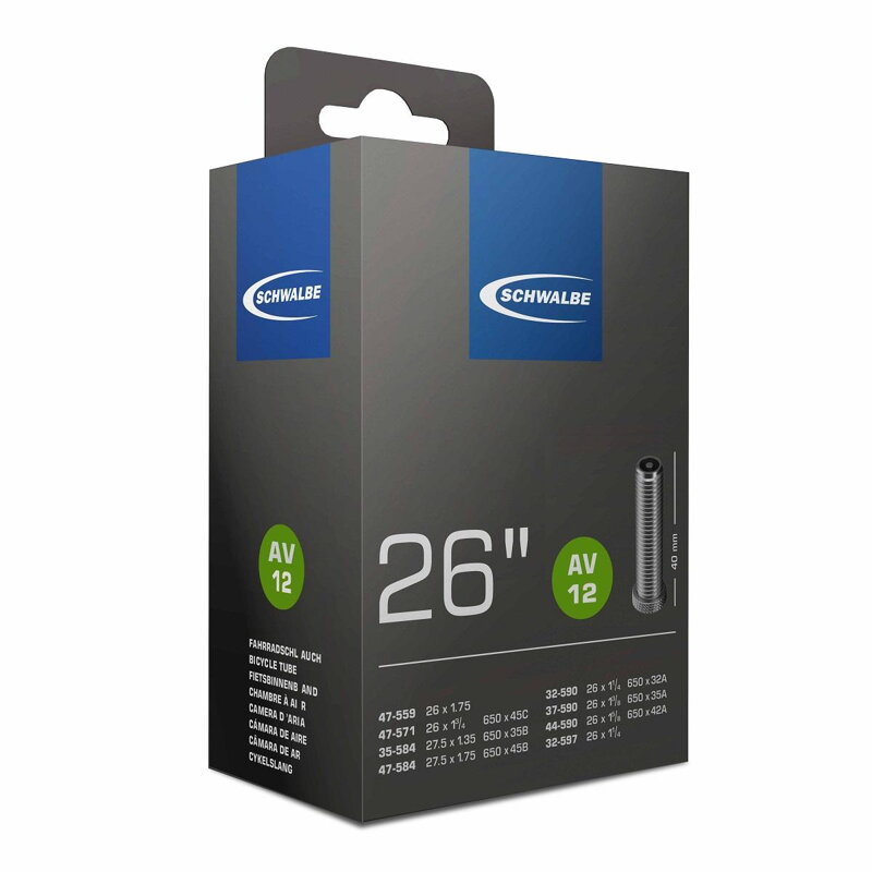 SCHWALBE Schlauch 26x1 1/8-1,75 AV 40mm SCHWALBE Schlauch 26x1 1/8-1,75 AV 40mm