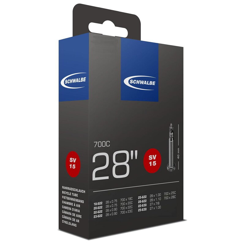 SCHWALBE Schlauch 700x18/28C FV 40mm SCHWALBE Schlauch 700x18/28C FV 40mm