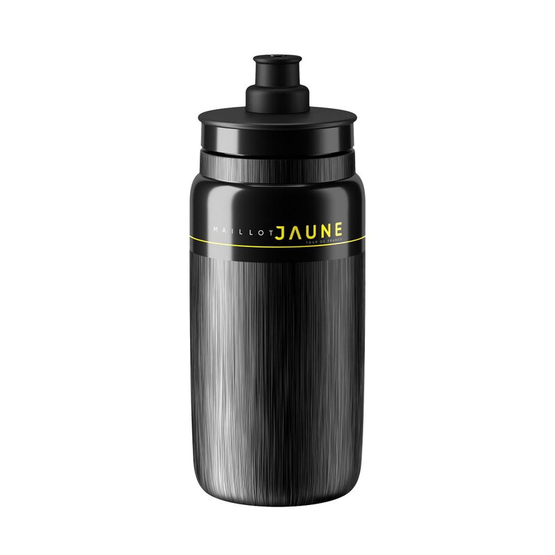 ELITE Trinkflasche FLY TEX 550 Maillot Jaune schwarz ELITE Trinkflasche FLY TEX 550 Maillot Jaune schwarz