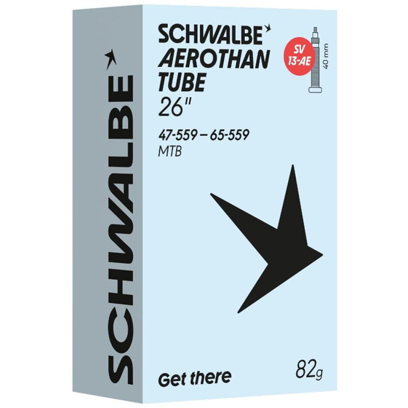 SCHWALBE Duša SV13-AE (47/65-559) 26x1.85–2.60 SV 40mm Aerothan 82g