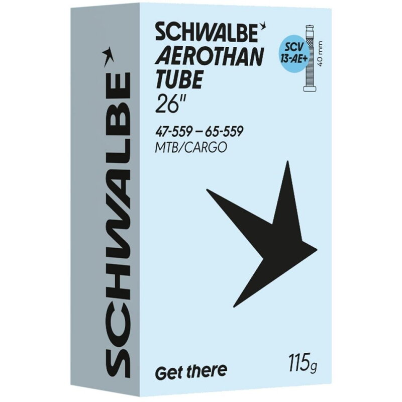 SCHWALBE Duša SCV13-AE+ (47/65-559) 26x1.85–2.60 SCV 40mm Aerothan 115g