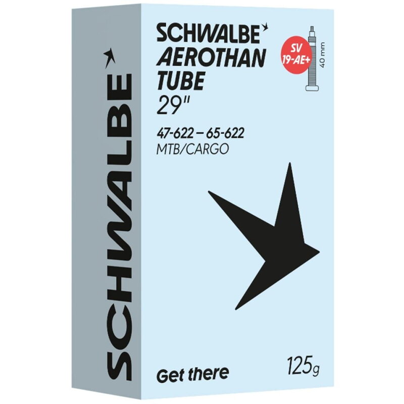 SCHWALBE Duša SV19-AE+ (47/65-622) 29x1.85–2.60 SV 40mm Aerothan 125g