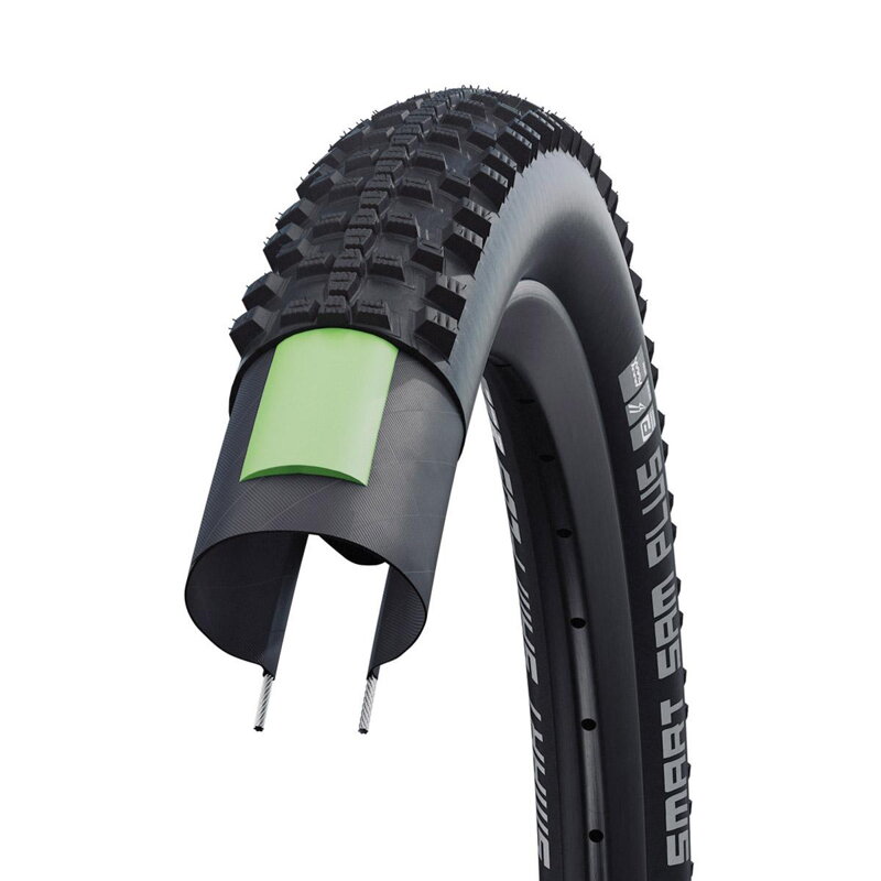 SCHWALBE Reifen SMART SAM PLUS (57-559) 26x2,25 Performance 67EPI GreenGuard 980g Schwarz