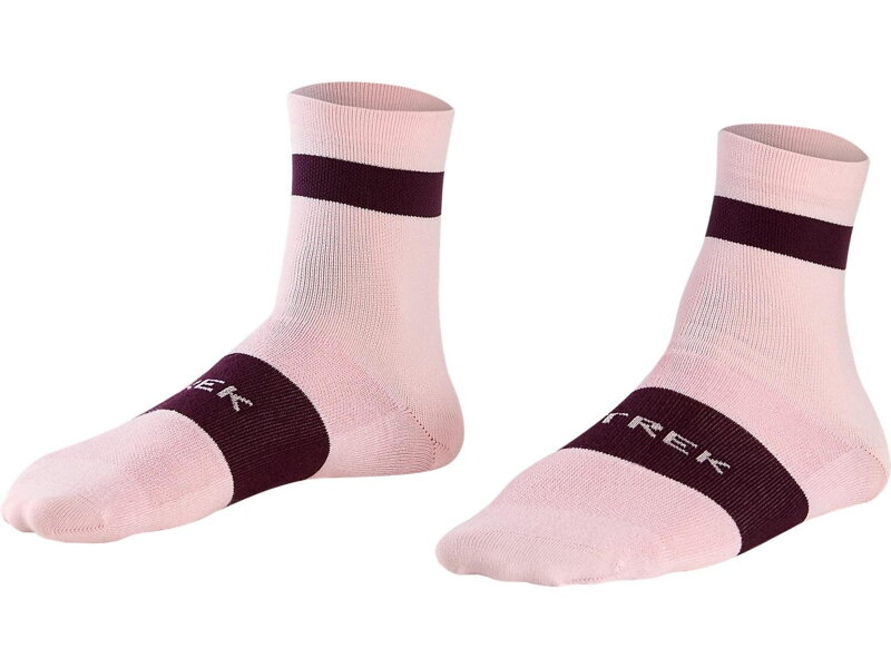 Bontrager Race Quarter Socken rosa Bontrager Race Quarter Socken rosa