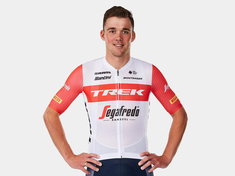 Bontrager Trikot Santini Trek Segafredo Replica weiß rot/ Größe: L